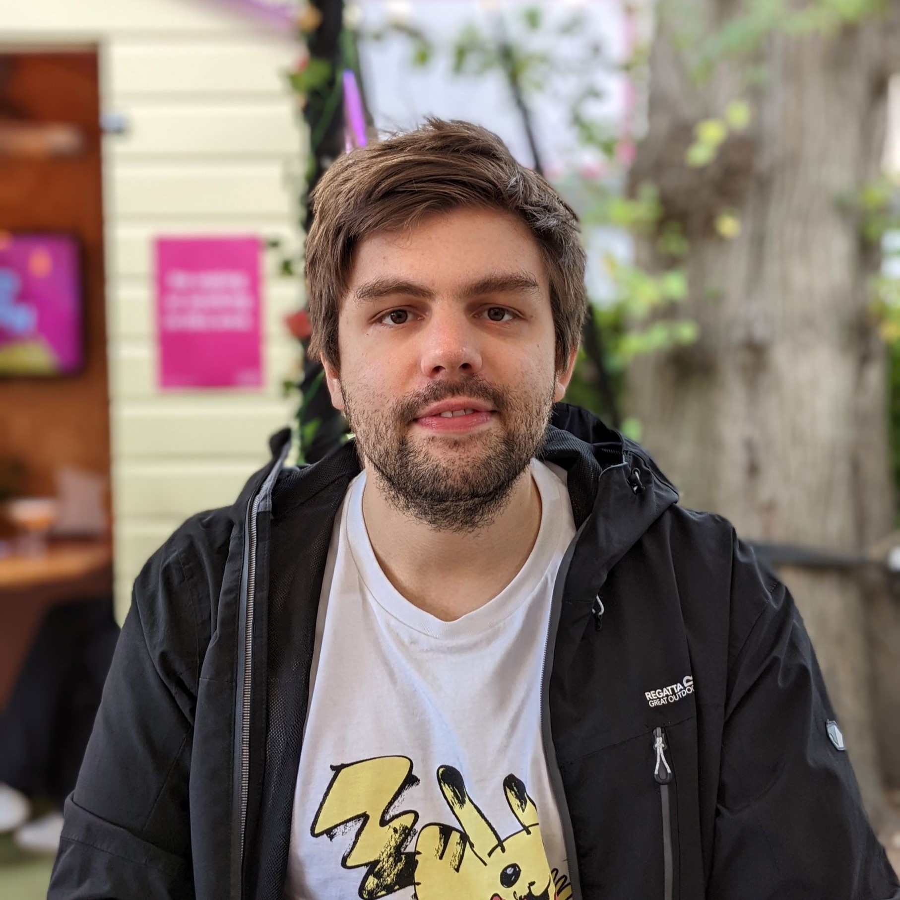 A picture of me looking at the camera.